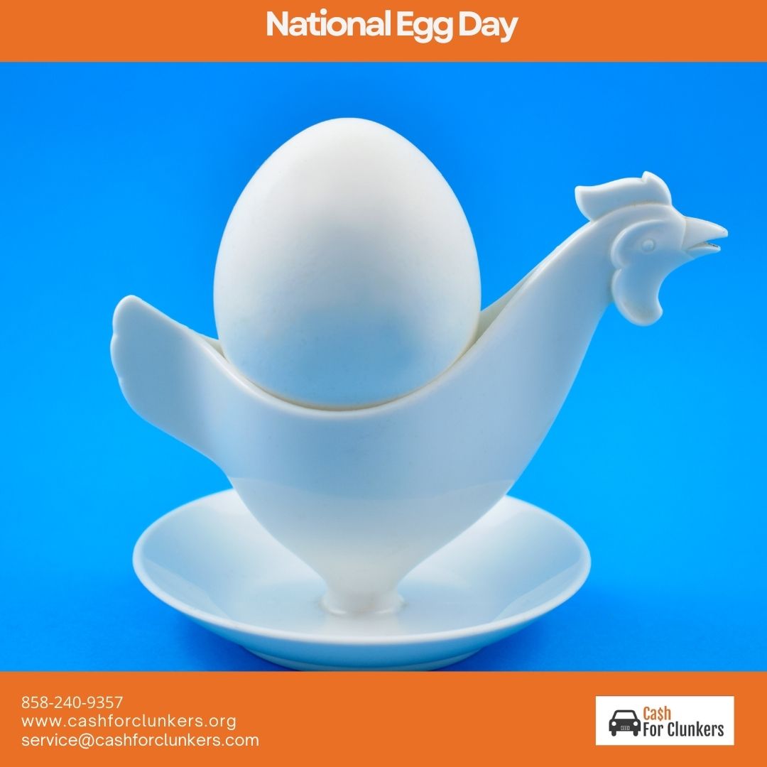 Eggs aren’t just for breakfast anymore. Even McDonald’s offers eggs all day on its menu.
#UnwantedCars #JunkCars #FreeTow #CashforClunkers #NationalEggDay