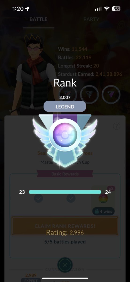 Prathamex Mystic (@prathaamex) on Twitter photo Thanks <a href="/SpeediestChief2/">SpeediestChief2</a> for the paid actor ❤️😅😭
Otherwise would have went 2-3 in the last set possible for the legend
Hit legend 10 mins before the season ends
#PokemonGO Thanks <a href="/SpeediestChief2/">SpeediestChief2</a> for the paid actor ❤️😅😭
Otherwise would have went 2-3 in the last set possible for the legend
Hit legend 10 mins before the season ends
#PokemonGO