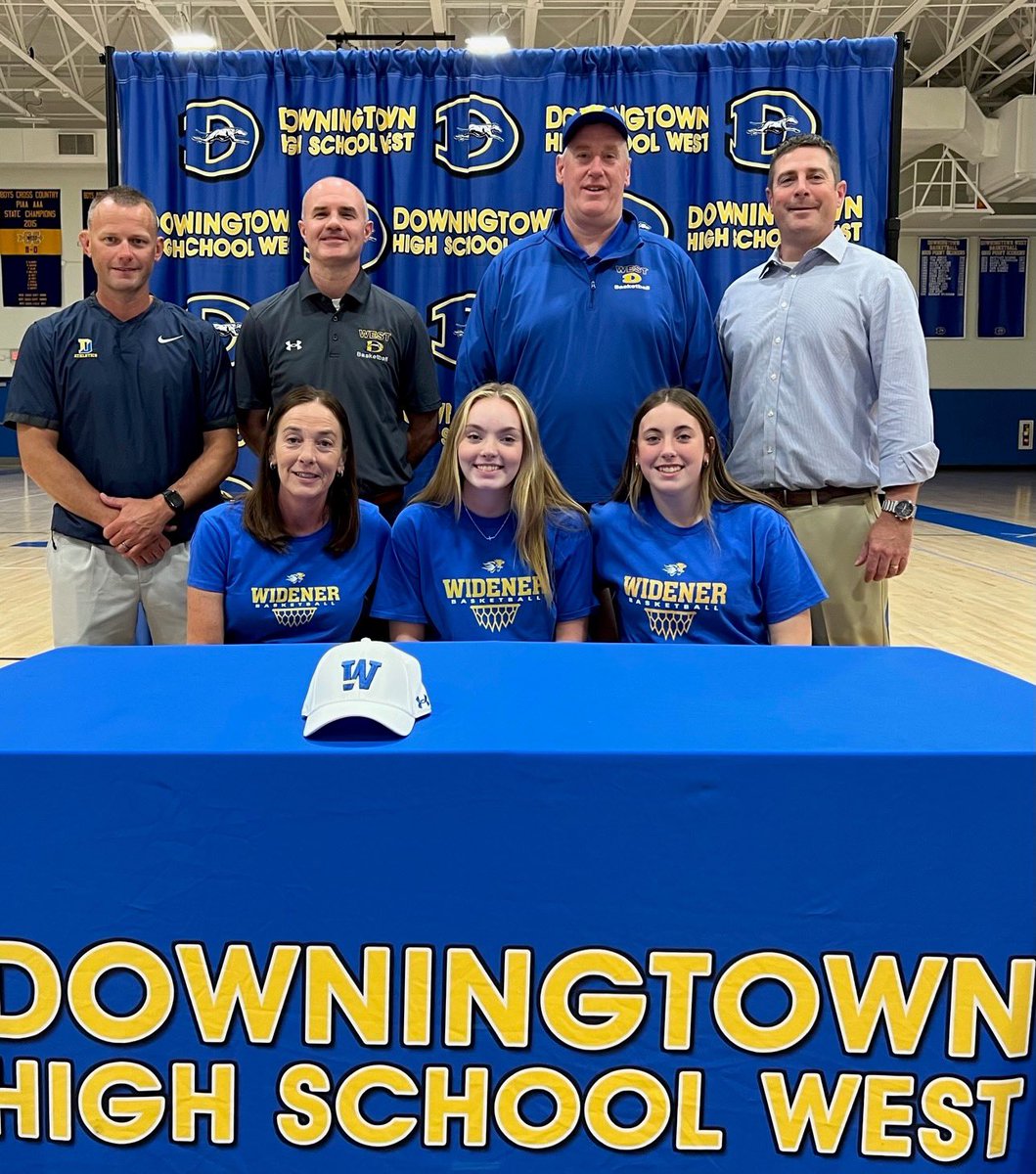 Congratulations to Kaitlin Meenan on continuing her academic and basketball career at Widener University.  We are proud of you and wish you the best in the future!