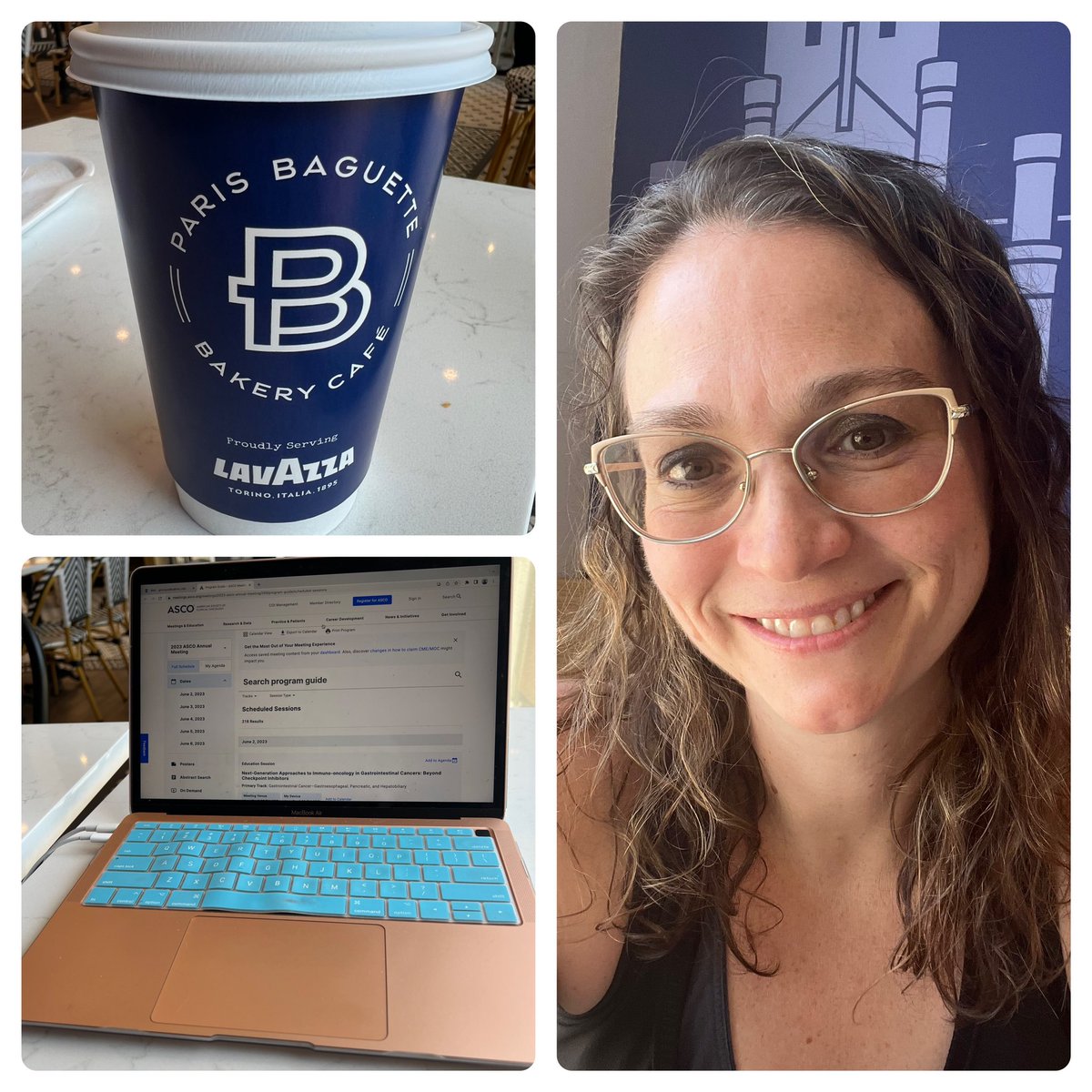 Enjoying a few last minutes of quiet, some needed caffeine, and cleaning out emails at this #Chicago #coffee shop before #ASCO2023
