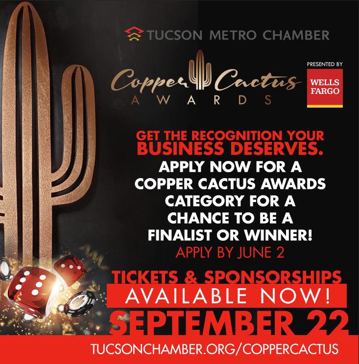 Attention Southern Arizona #startups! Being a finalist or winner of a Copper Cactus Award could bring the attention and funding you need to succeed. Apply now for a @UAZTechParks Startup of the Year award. cognitoforms.com/f/A2PUM0rETkSw…