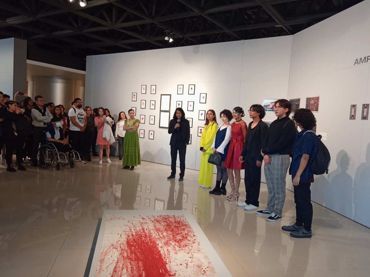 MUGAMTB1's tweet photo. #ArteJoven es una exposición donde los noveles artistas presentan y ofertan su obra, ven a #MuseoGaleríaArteMexiquenseTorresBicentenario y apoya a este grupo de artistas individuales y colectivos de nuestro estado y del país adquiriendo alguna pieza. https://t.co/D7d2KuNT7p