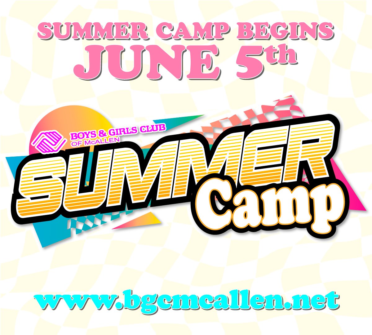 bgcmcallen's tweet photo. REMINDER:
Summer Camp is starting June 5th! 🙌 Get ready for a summer full of new adventures and fun experiences! With activities like arts &amp; crafts, triple play, little chefs, game tech and more, this summer is sure to be one to remember! 🌞 #summercamp #summeractivities https://t.co/iDuZz9OtUL