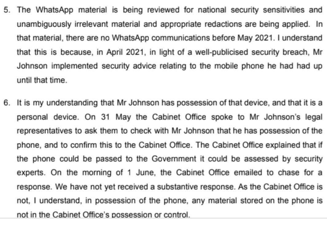 @nazirafzal Johnson apparently has NOT handed over all the material

He and they continue to mock us