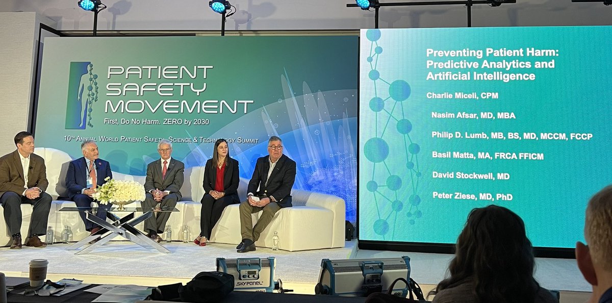We should be using predictive analytics and #AI to proactively prevent patient harm, rather than waiting for patient harm to occur and developing interventions after #WPSST <a href="/PLAN4ZERO/">Patient Safety Movement Foundation</a> #patientsafety