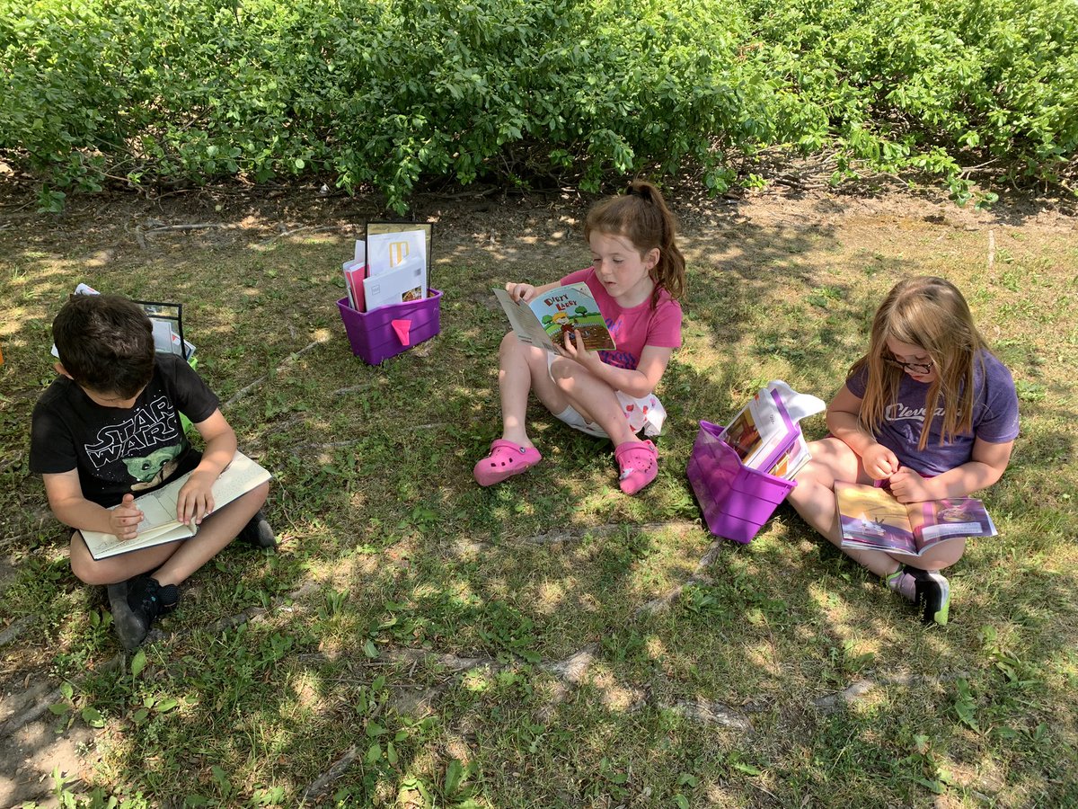 Y4HardyFirst's tweet image. O is for Outside Reading!