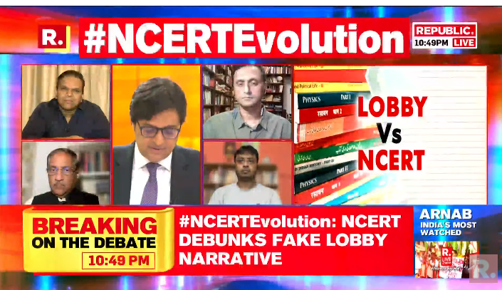 republic's tweet photo. #NCERTEvolution | Who lied about Periodic Table removal? Let's debate, fire in your views with the hashtag and watch #LIVE - https://t.co/QvZGhWjZZp
#NCERT #NCERTClass10 #PeriodicTable #NCERTSyllabus #FakeNews #India https://t.co/ANT2Bgnvgz