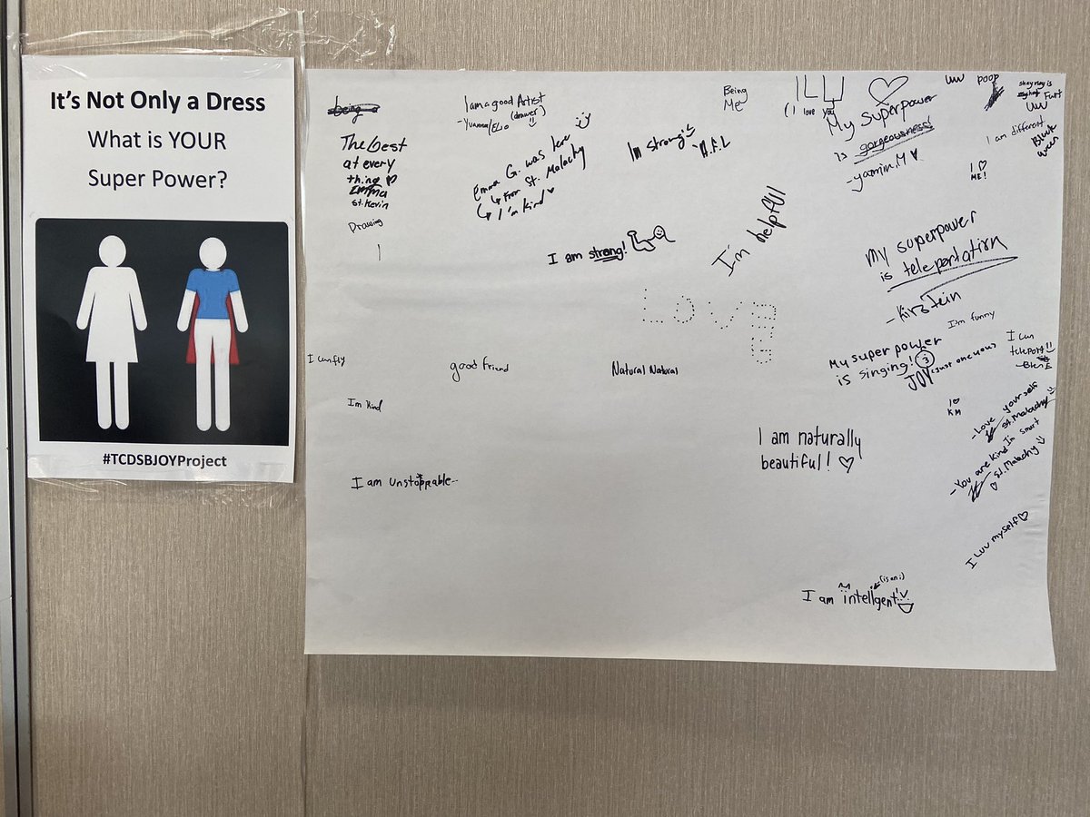 TCDSB_SafeSchs's tweet photo. What is YOUR superpower? #TCDSBJOYProject https://t.co/60bjYqJbr3