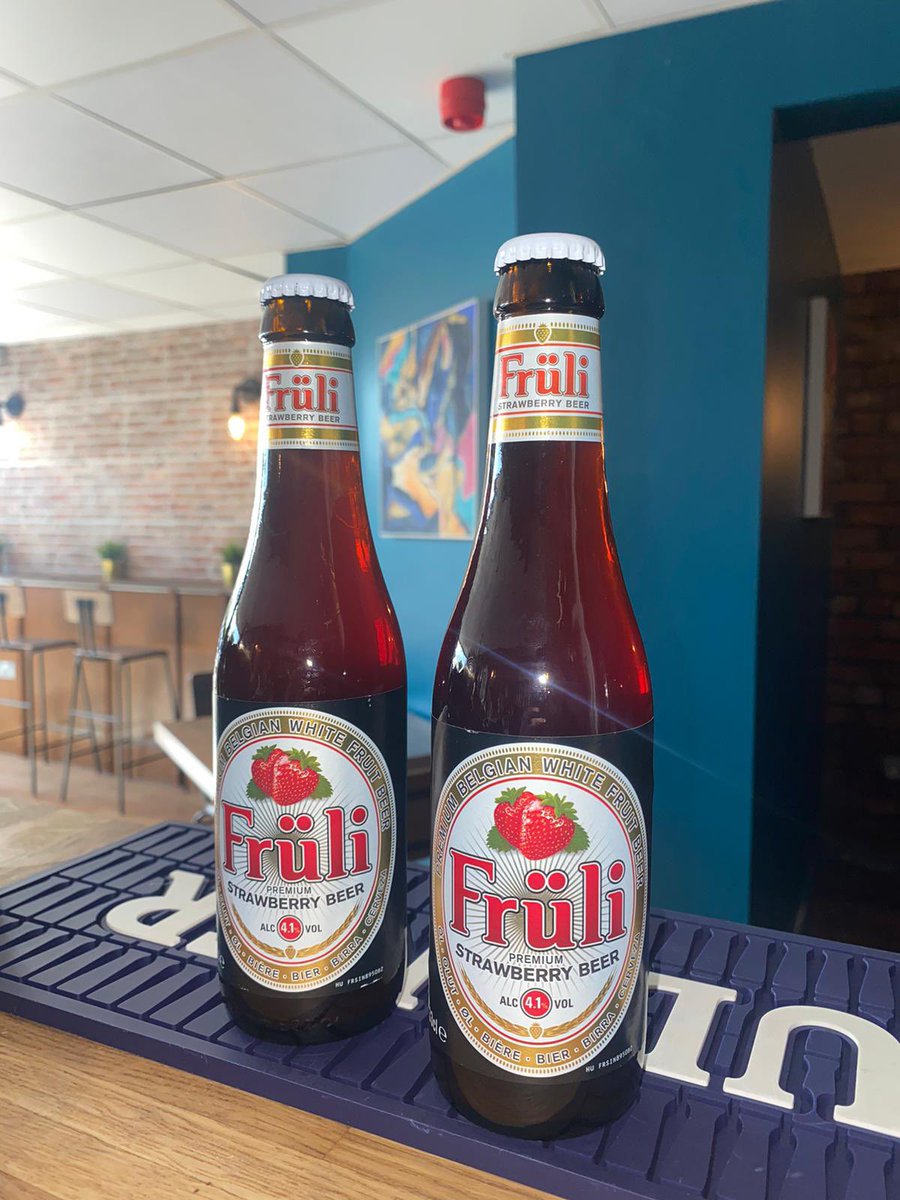 We have @Fruli #Strawberry #Beer at @EdenBarEatonRd ! Fruli is a delicious and refreshing #Belgian fruit beer. It is a mixture of white beer and strawberry juice! Perfect for that beer in the sun outside of @EdenBarEatonRd ! #CraftBeer #WestDerby #Liverpool
