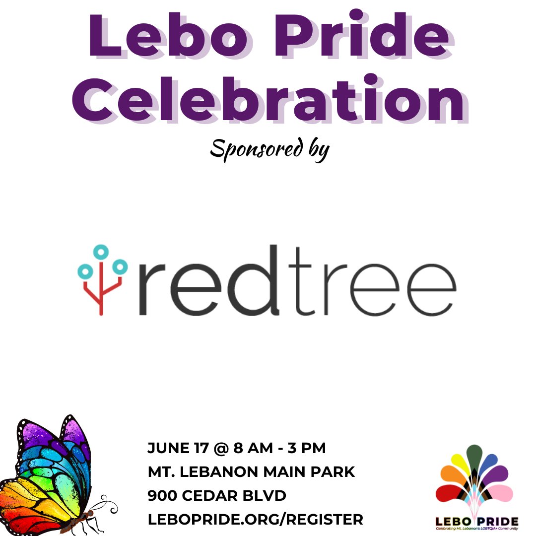 LeboPrideOrg's tweet image. Thank you RedTree Web Design (@byredtree) for sponsoring this year's annual #LeboPrideCelebration