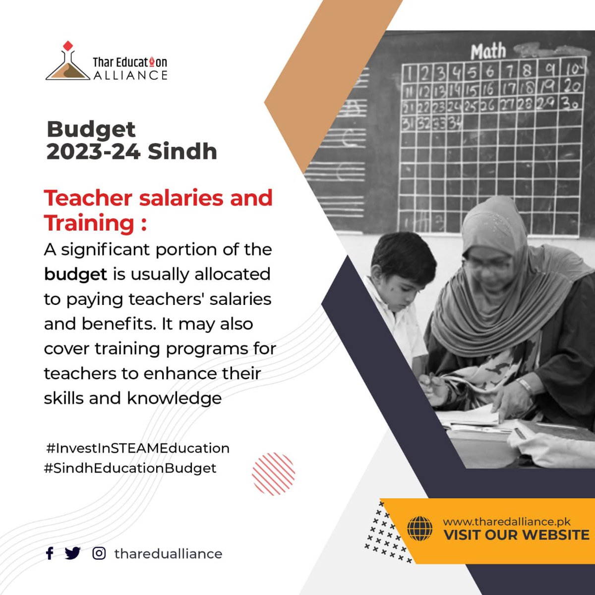 We urge Sindh Government to prioritize education in the upcoming budget for 2023-24.
#TaleemiBudgetBarhao

<a href="/sardarshah1/">Sardar Shah</a>
<a href="/MinisterEduGoS/">Minister Education & Literacy Government of Sindh</a> <a href="/SELD_Sindh/">Reform Support Unit, SELD Sindh</a> <a href="/AseefaBZ/">Aseefa B Zardari</a> <a href="/ZiauddinY/">Ziauddin Yousafzai</a>