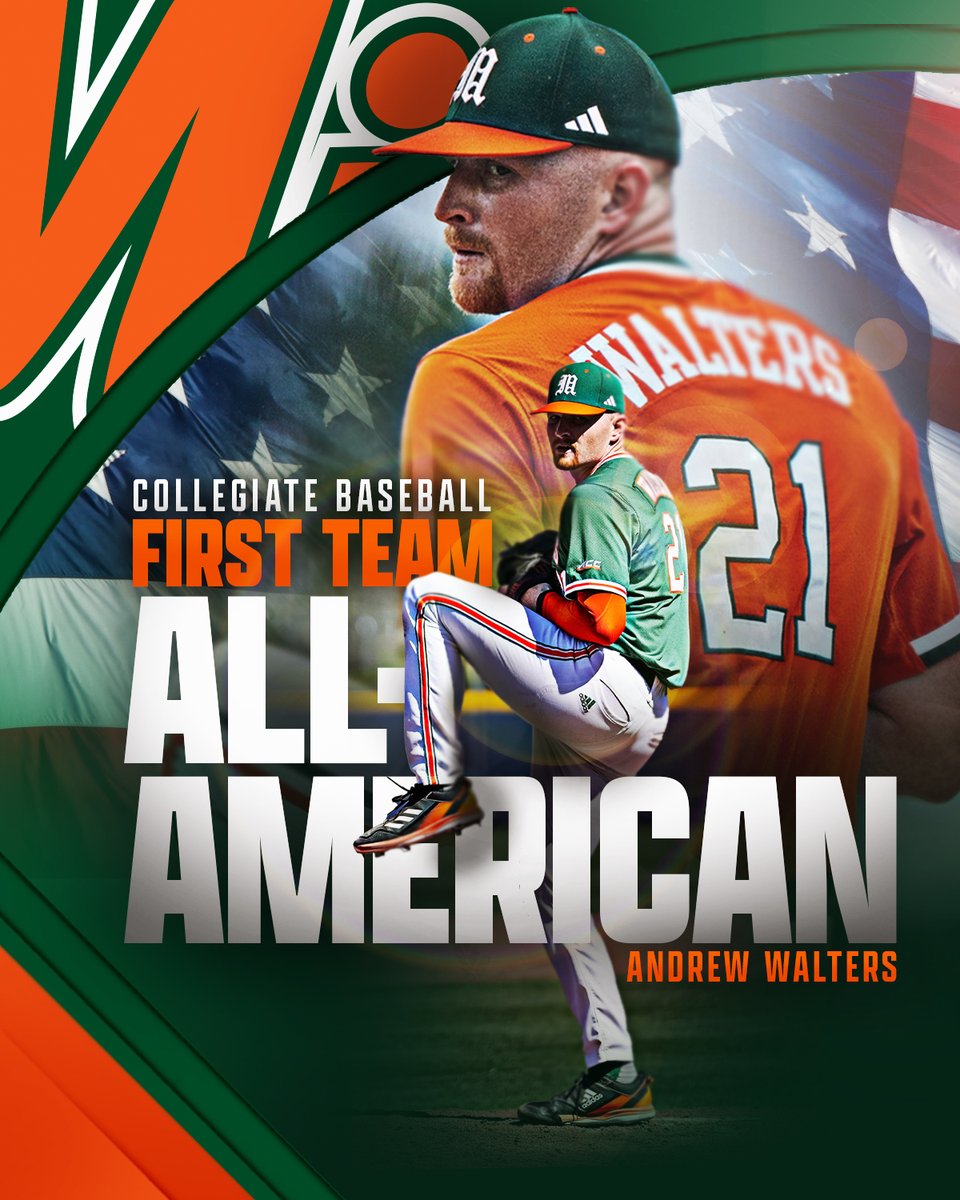 SCHEDULED TWEET: Andrew Walters. All-American.

🔗: canes.news/2023WaltersCBAA