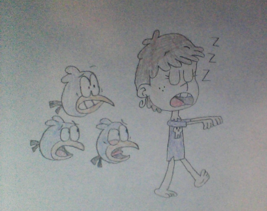 Luna Loud is sleepwalking, The Blues is gonna save Luna in danger.

#crossover #theloudhouse #angrybirds #lunaloud #theblues #parody