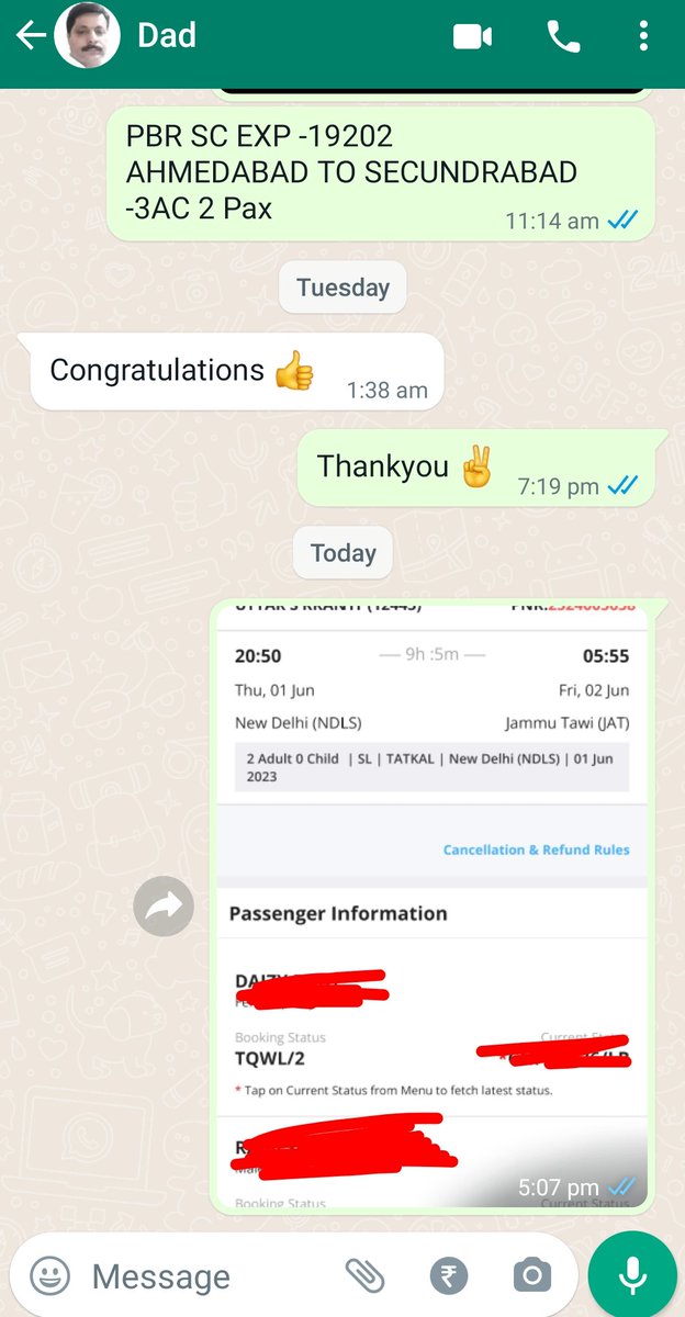 IamrahulBhat's tweet image. My Dad , not a big cricket fan , and a man of few words , stayed up all night during @IPL Final and congratulated me when @ChennaiIPL won 😭
#IPL2023Final