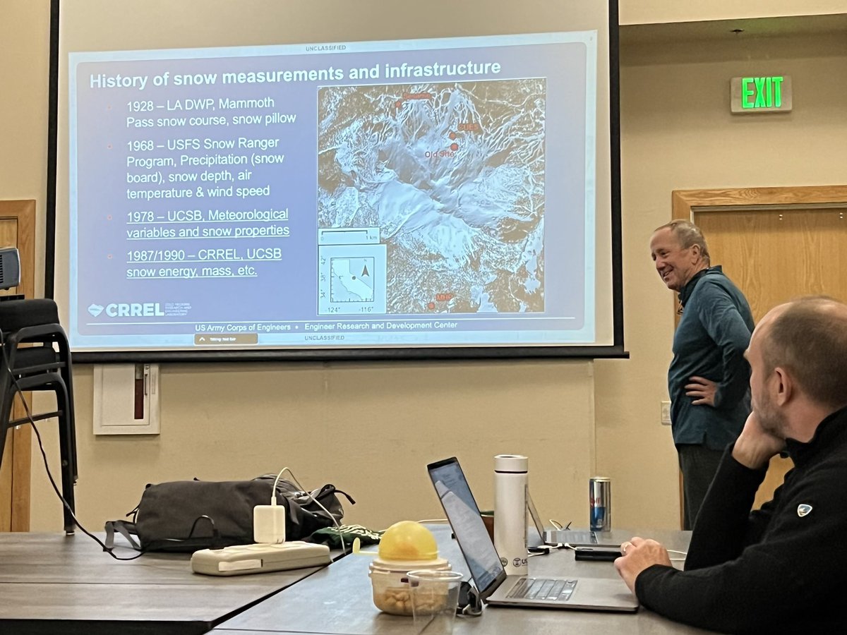 Dr. Erica Siirila-Woodburn (@hydro_woodburn) on Twitter photo That’s a wrap <a href="/MammothMountain/">MammothMountain</a>. Awesome few days kicking off the Cold Regions Research and Engineering Laboratory #CRELL “ICECRME” project. Learning more about snow with the best. That’s a wrap <a href="/MammothMountain/">MammothMountain</a>. Awesome few days kicking off the Cold Regions Research and Engineering Laboratory #CRELL “ICECRME” project. Learning more about snow with the best.