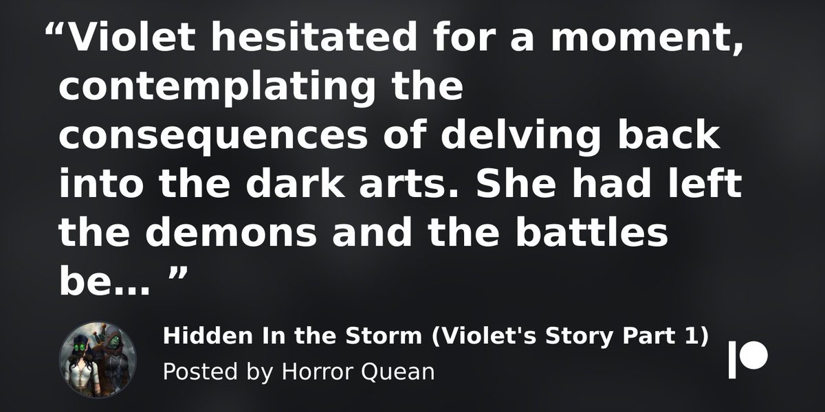 horrorquean's tweet photo. Hidden In the Storm (Violet's Story Part 1) is out on Patreon. #warcraft #warcraftlovestories #darkromance #voidelvtrolllove
https://t.co/LIMFeawh4L https://t.co/DgU6qVBjOR