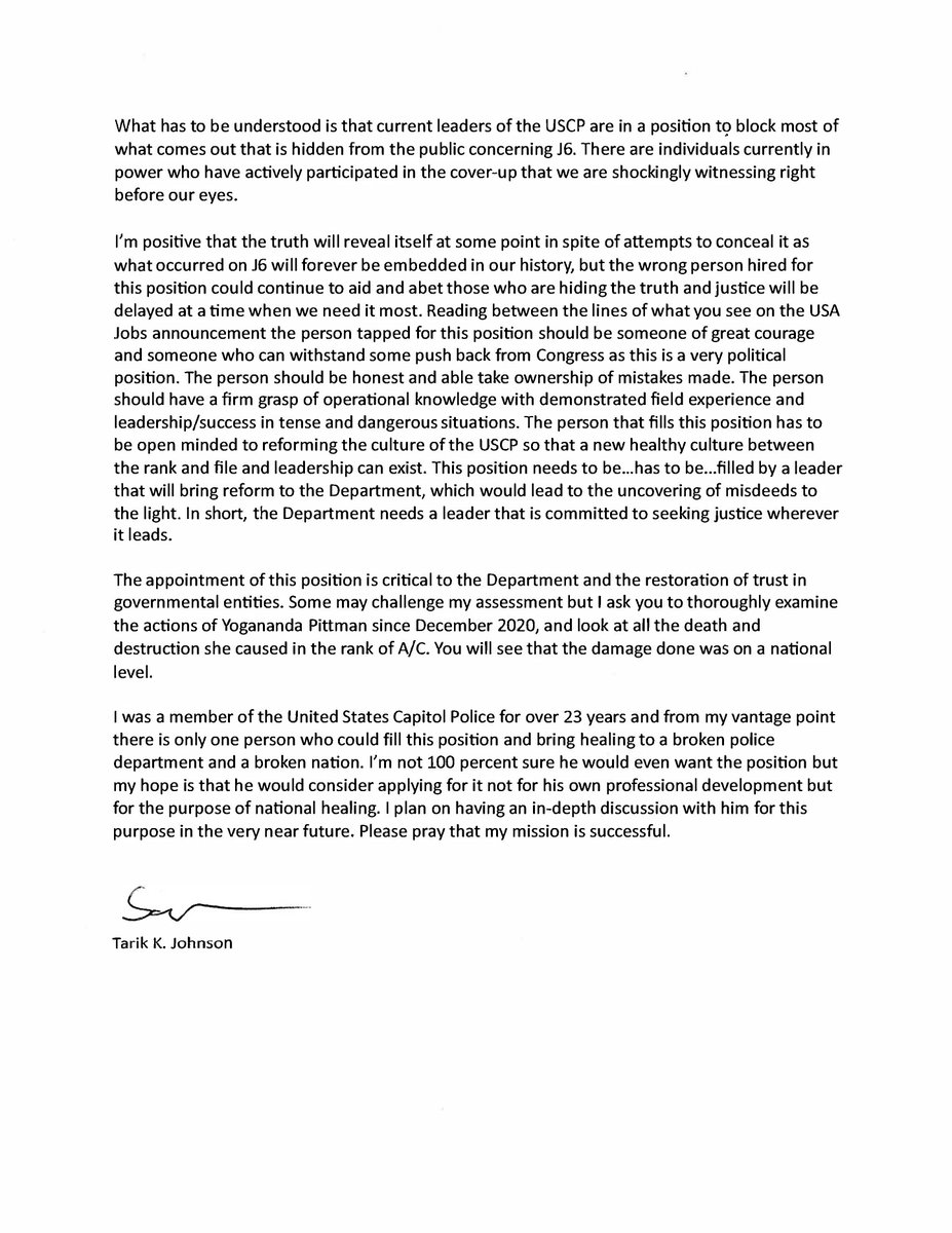 ALCON...Please read this as a follow-up to yesterday's tweet concerning the open position on USA Jobs for Assistant Chief of Police for the United States Capitol Police. This is a Code 1 read.