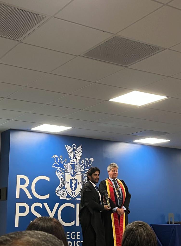 Congratulations to all the new members of @rcpsych ! A glorious day for BPPA as three of our executives were recognised as fellows for their devotion to the field of Psychiatry! Congratulations @drraisirfan @AamerMalikSajad @SaadiaMuzaffar on your well deserved fellowship today !