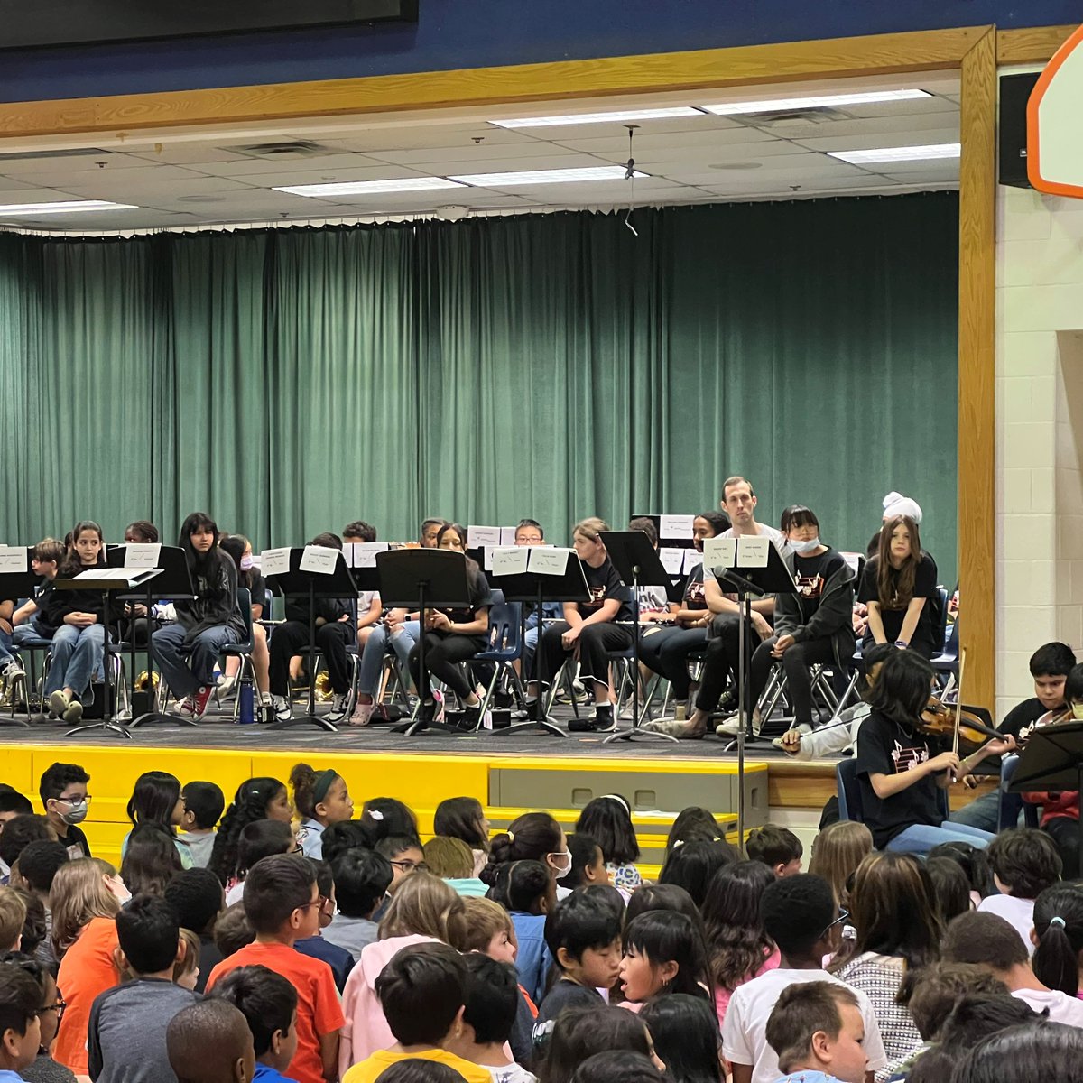 Spring Concert Day! What a difference a year makes in the development of our Fairhill musicians. We even had a special guest perform on stage with our students!