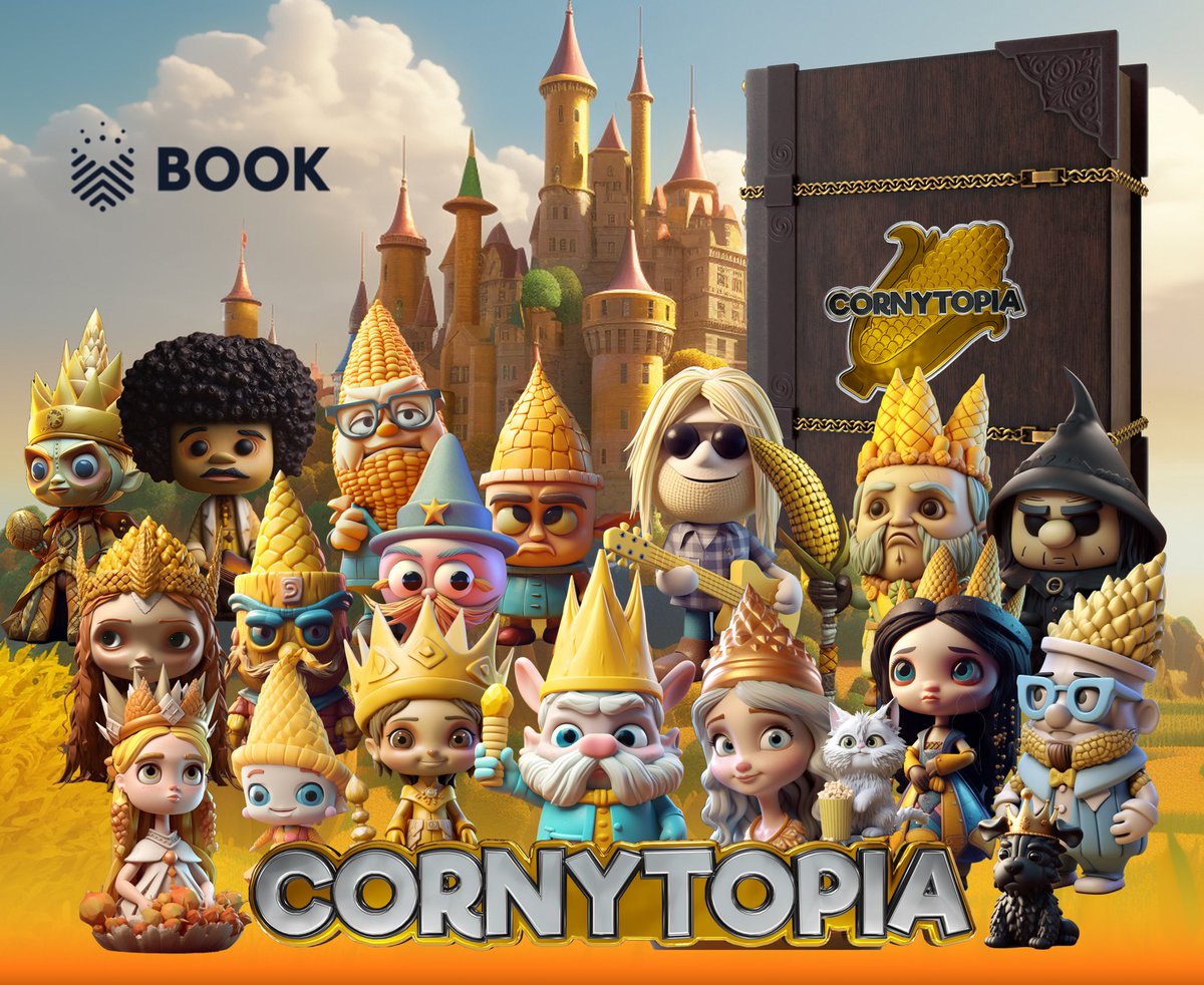 Rejoice Corny Kingdom, our Twitter is now blasting out on our Discorn.

If you’re not a part of our CORNMUNITY, get the book on Book.io and join the Discorn.GG

#kidlit #BookLover #bookblogger #nftcollectors