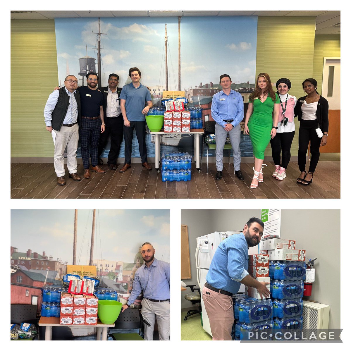 OmarS. (@osemeda) on Twitter photo At <a href="/TD_Canada/">TD (Canada)</a> We are open and want to help our neighbours out impacted by the fire - we have snacks and supplies
(bottled water, granola bars, AA batteries, and much more)
Please come by and take what you need
#ProudToBeTD 💚💚
<a href="/mariomvuotto/">Mario Vuotto</a> <a href="/StephTennant26/">Steph Tennant</a> <a href="/JennAuld/">Jenn Auld</a> At <a href="/TD_Canada/">TD (Canada)</a> We are open and want to help our neighbours out impacted by the fire - we have snacks and supplies
(bottled water, granola bars, AA batteries, and much more)
Please come by and take what you need
#ProudToBeTD 💚💚
<a href="/mariomvuotto/">Mario Vuotto</a> <a href="/StephTennant26/">Steph Tennant</a> <a href="/JennAuld/">Jenn Auld</a>