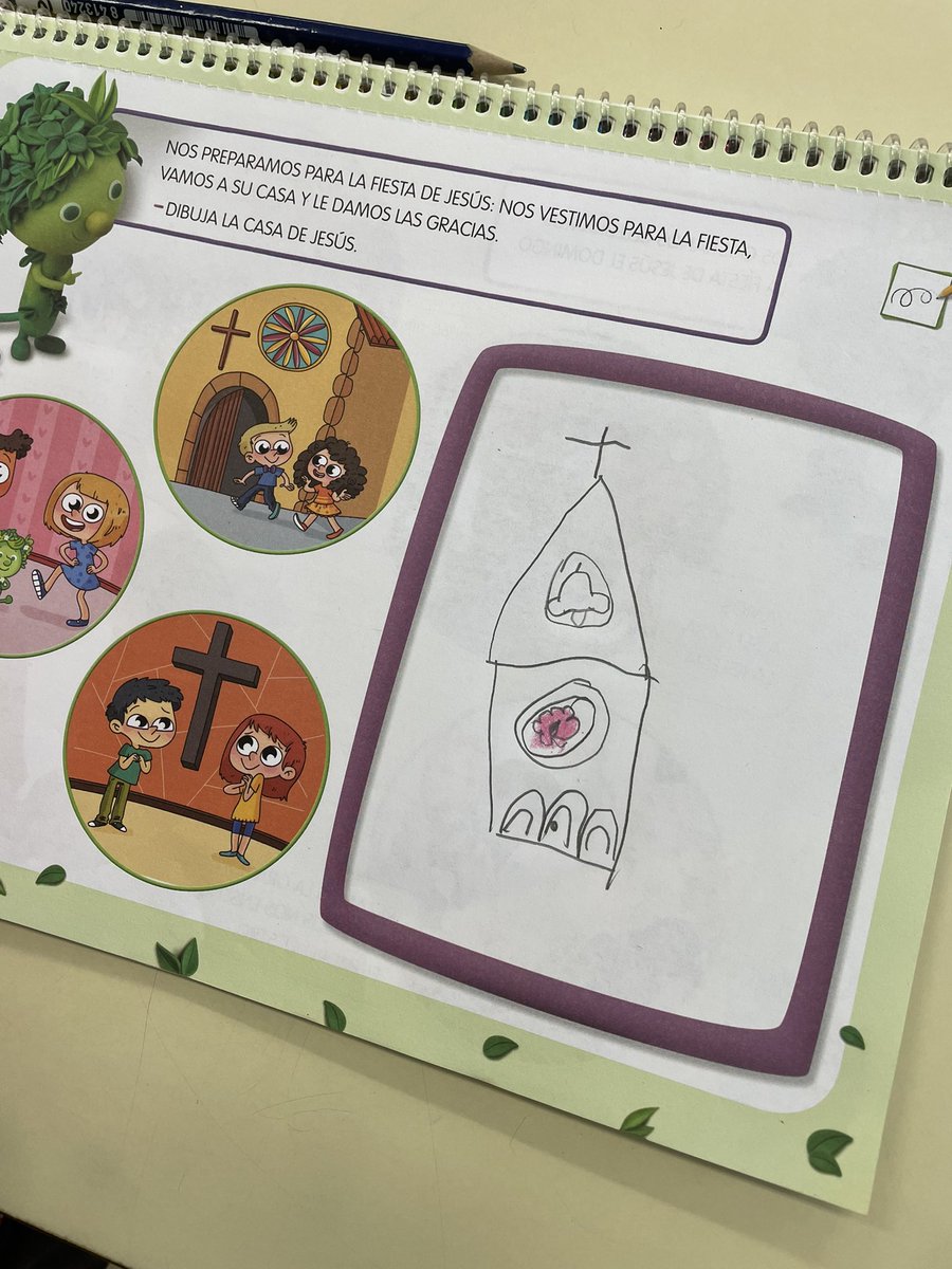 ReliCatPonce's tweet photo. Esta mañana en #ClaseDeReli dibujando la casa de Jesús con los alumnos de 2º de Educación Infantil ⛪️💒
⛪️#ReliEsMás
✏️#yomeapuntoaRELI
💜 #ReliMola
📣#LaClaseDeReliCuenta
✝️ @Relideleon https://t.co/BNDNEr423b