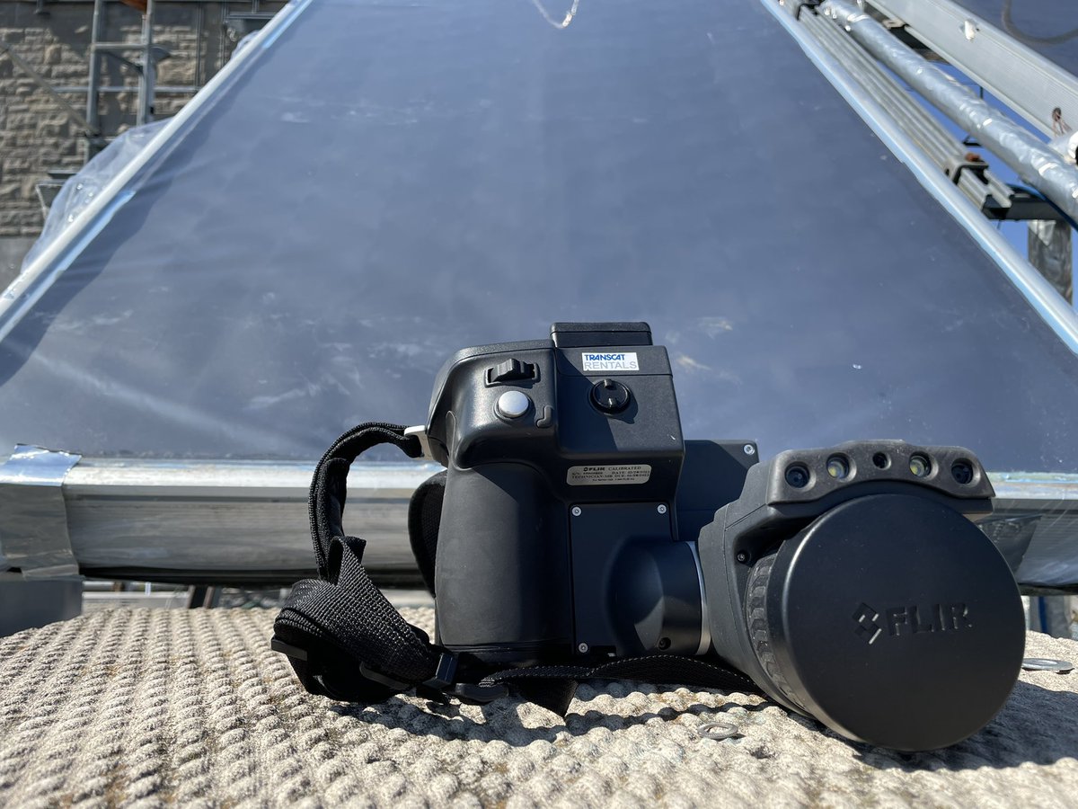 QSBRInnovations's tweet photo. Taking some great IR shots thanks to our friends @flir and at transcat. Will post some IR pics and video shortly. #thermal #science #research #Solar https://t.co/94FckKfP8F