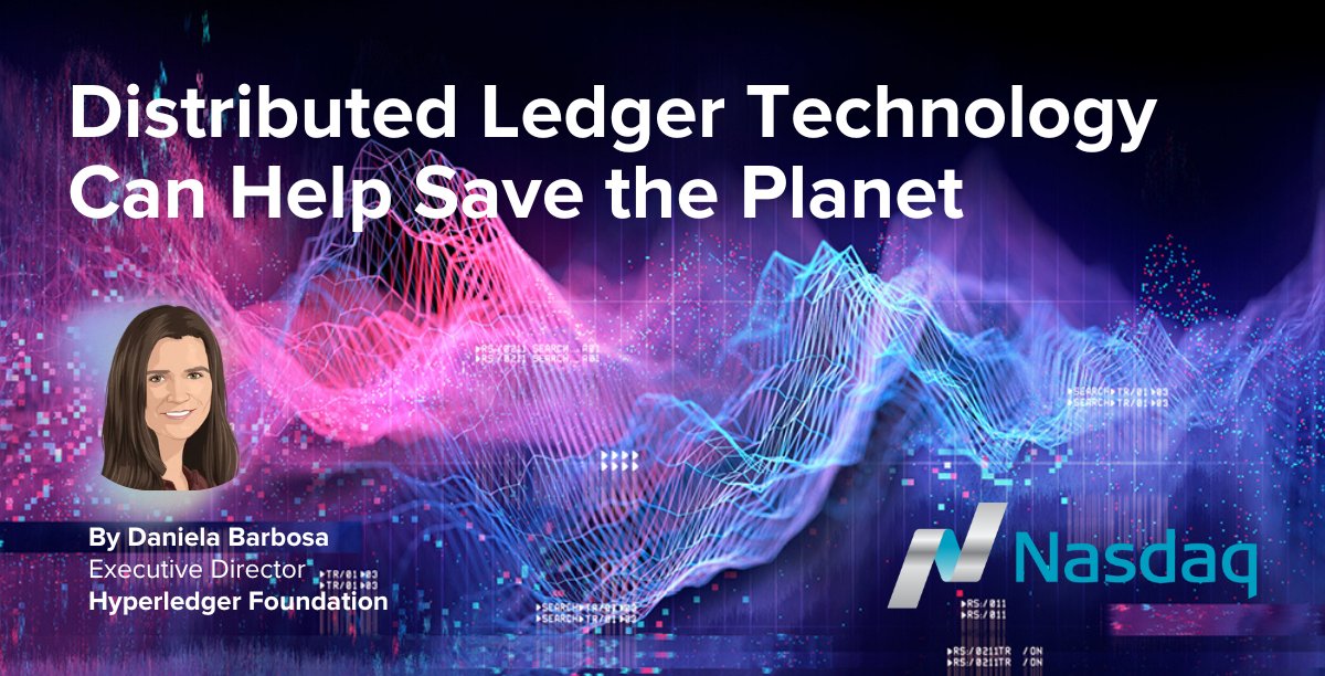 🌍💡 Exciting news from the frontier of technology and environmental sustainability! @danielabarbosa  just published on @Nasdaq highlights how Distributed Ledger Technology (DLT), often associated with cryptocurrencies and blockchain, can play a pivotal role in saving our planet