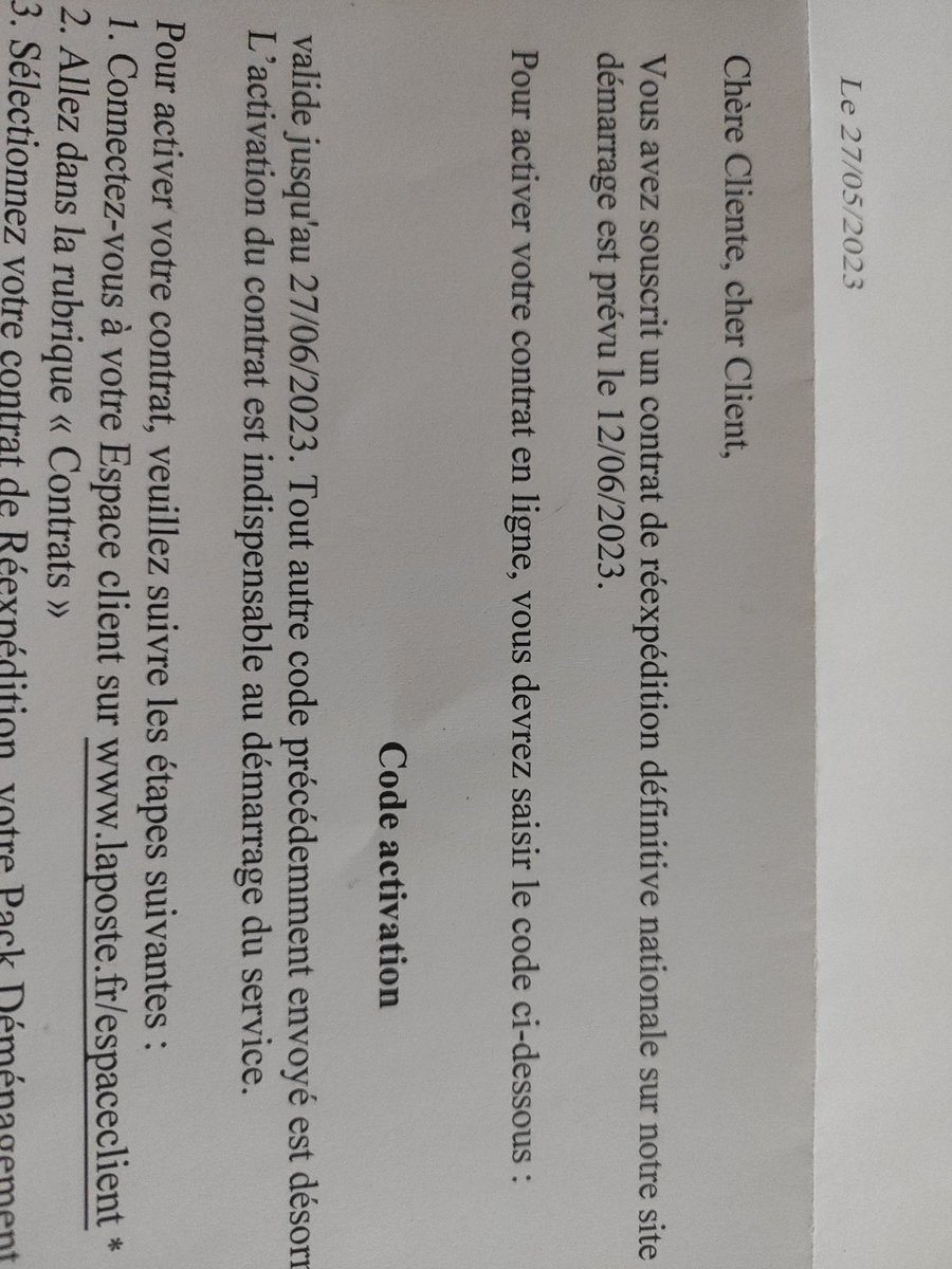 Alice_Masson's tweet photo. @lisalaposte bonjour, je crois que ce code n'est pas celui que j'attendais pour ma réexpédition de courrier... https://t.co/yZYOBLZlKQ