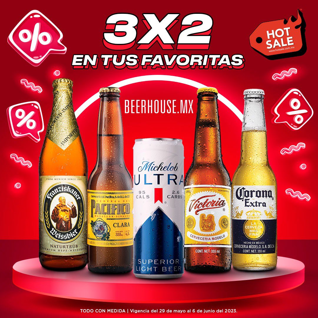 Recuerden que hoy tenemos 3x2 por el Hot Sale, en sus productos favoritos.

Click aquí 👉 bit.ly/3MH8B8b