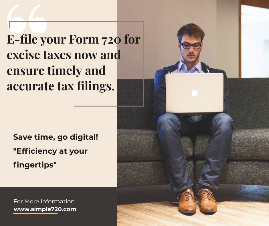 simple720tax's tweet image. E-file your form 720 for excise taxes now and ensure timely and accurate tax filings 
#simple720 #form720 #IRS #efile #bulk #taxes #filing #IRStax #720 #efiling #tax