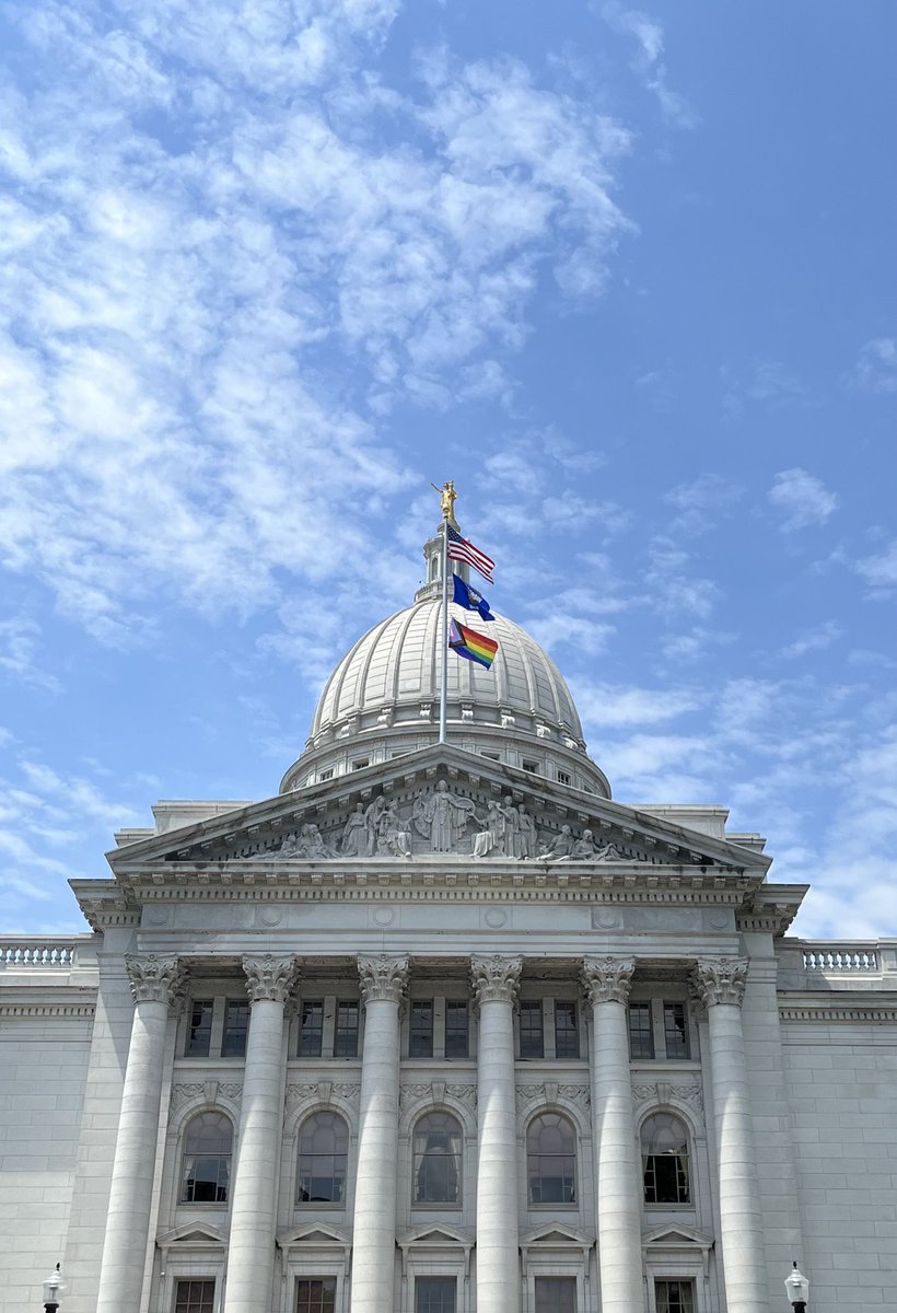 Raising the Pride Flag today sends a message to all those who’ve only ever wanted to be and belong, who’ve had to find their own family, and who’ve never known home: 

You belong here. You are family here. You are welcome home here. #PrideMonth 🏳️‍🌈🏳️‍⚧️