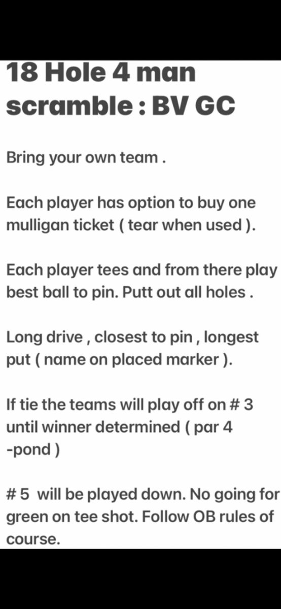 b_derossett's tweet photo. Swing hard and go find it !!! June 9. BEAVER VALLEY GC !! Going to be a good time!!⛳️⛳️⛳️⛳️⛳️ https://t.co/CTeTS19h7o