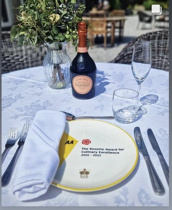 We are overwhelmed &amp; utterly pleased to be awarded an AA rosette for outstanding excellence in the hospitality industry.This has been along journey for our family &amp; Olive would be thrilled with this achievement x Thank you to all the team and our guest x