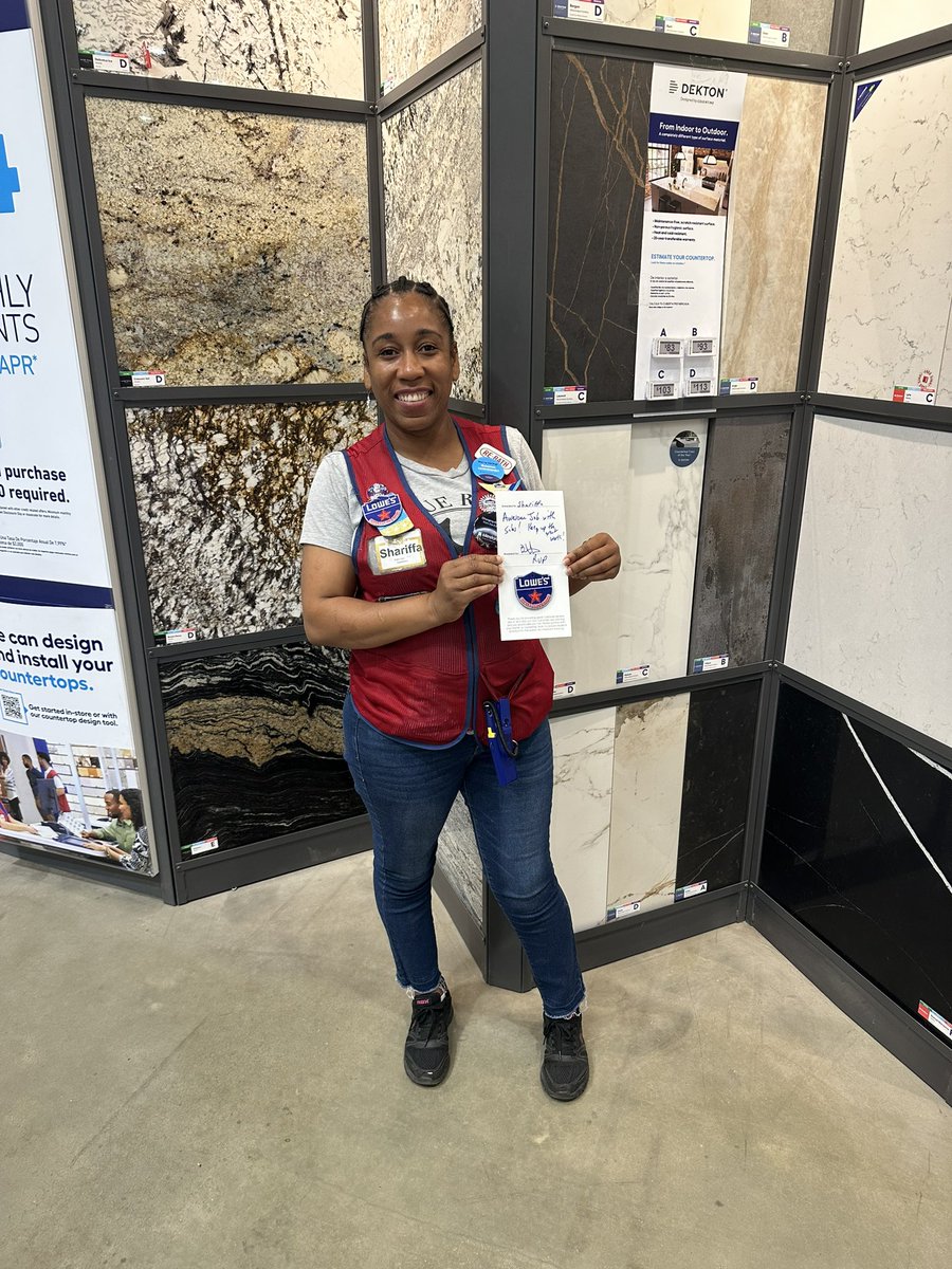 Durell_Evans (@evans_durell) on Twitter photo The regional staff stopped in and recognized Shariffa for Sales and performance in Cabinets and Appliances! Way to go Shariffa! Keep up the great work! <a href="/BenitoKomadina/">Benito.Komadina@Lowes</a> <a href="/LauraGibsonR1/">Laura Gibson</a> <a href="/FrankG_Lowes/">FrankG_Lowe's</a> <a href="/Shawnk1255/">ShawnK_1136</a> <a href="/TravisTalbert7/">Travis Talbert</a> The regional staff stopped in and recognized Shariffa for Sales and performance in Cabinets and Appliances! Way to go Shariffa! Keep up the great work! <a href="/BenitoKomadina/">Benito.Komadina@Lowes</a> <a href="/LauraGibsonR1/">Laura Gibson</a> <a href="/FrankG_Lowes/">FrankG_Lowe's</a> <a href="/Shawnk1255/">ShawnK_1136</a> <a href="/TravisTalbert7/">Travis Talbert</a>
