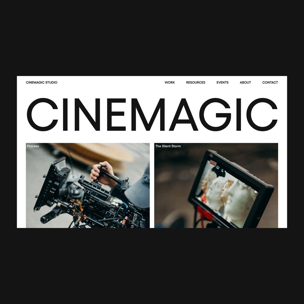 Cinemagic Studio 

instagram.com/niveshbirangal/
behance.net/niveshbirangal
dribbble.com/niveshbirangal

#ui #ux #uiux #figma #uxdesign #uidesign #design #behance #dribbble #adobexd #mobile #mobiledesign #web #frontend #typography #grid #grids #layout #dailyui #webdesign #creative