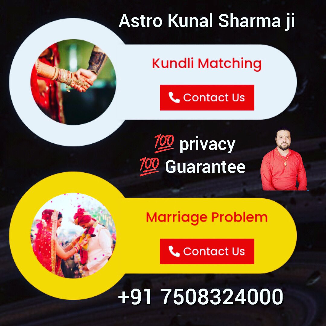 @BanglaRepublic INTERCASTE MARRIAGE SOLUTION.

BOOK ONLINE CONSULTATION😇 ❤️❤️
 
#thoughtoftheday

Pt. Astro Kunal Sharma
Call or WhatsApp Now: +91-75083-24000
#astrokunal #astrologerkunal #famousastrologer #astrologerinpunjab #astrologerindia #astrologerinludhiana #astrologer