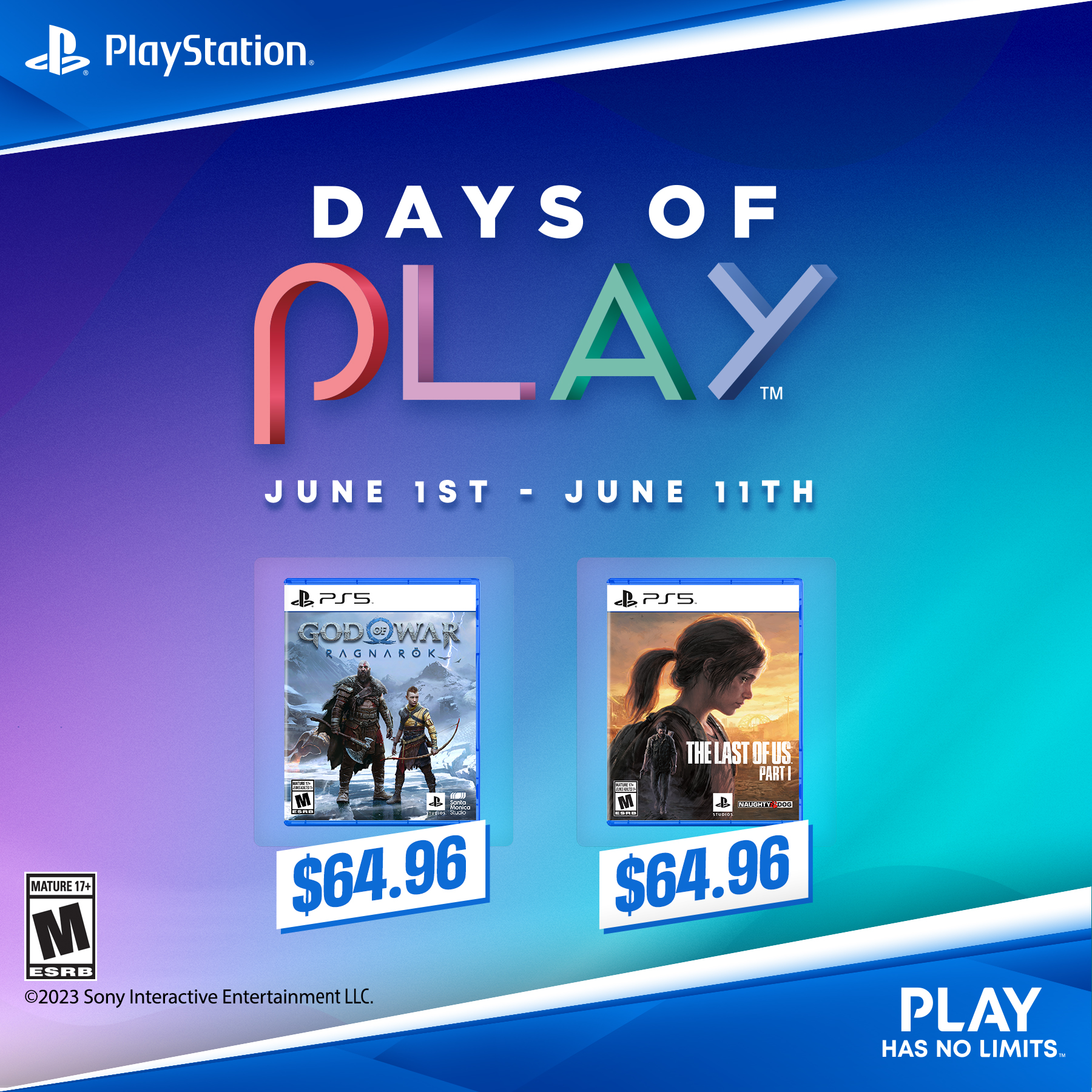 Ps5 days of play hot sale