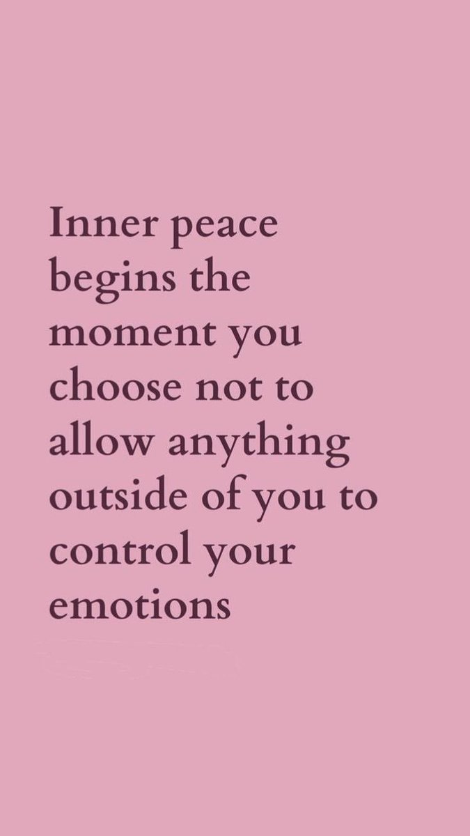 If you’re wondering why you can’t seem to hold onto your peace, this is a major key. Allowing others outside of you to determine how you feel will never get you to the place you want to be.
•
#innerpeace #selfpeace #emotionalstability #protectyourpeace #emotionalcontrol