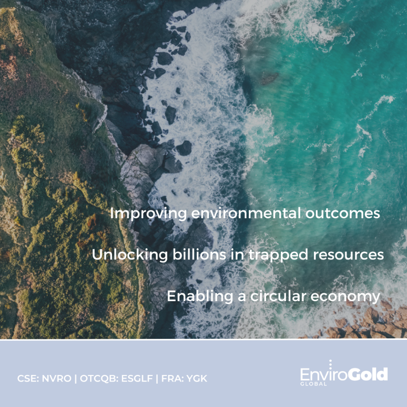 EnvirogoldG's tweet photo. We are a tech-driven natural resources company, helping the mining industry produce clean metals. Follow us to learn about our proprietary tech and more. Check out our latest presentation here 👇

$NVRO $ESGLF

#MetalRecovery #Gold #MetalsWithoutMining
