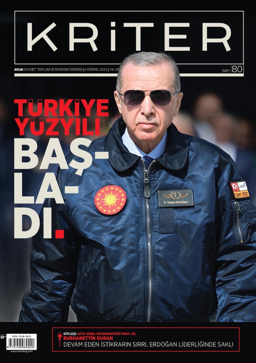 Kriter'in Haziran sayısı 

"Türkiye Yüzyılı BAŞ-LA-DI."

başlığıyla çıktı!

kriterdergi.com/sayi/2023/8/80