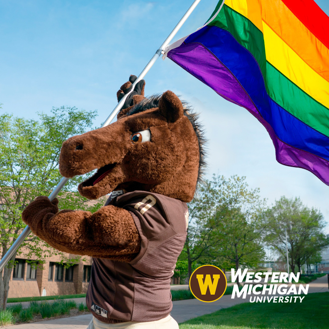 Happy Pride Month, Broncos! ❤️ 💛 💚 💙 💜 Join us as we celebrate the culture + leadership of those within the LGBTQ+ community this month (& every month)!