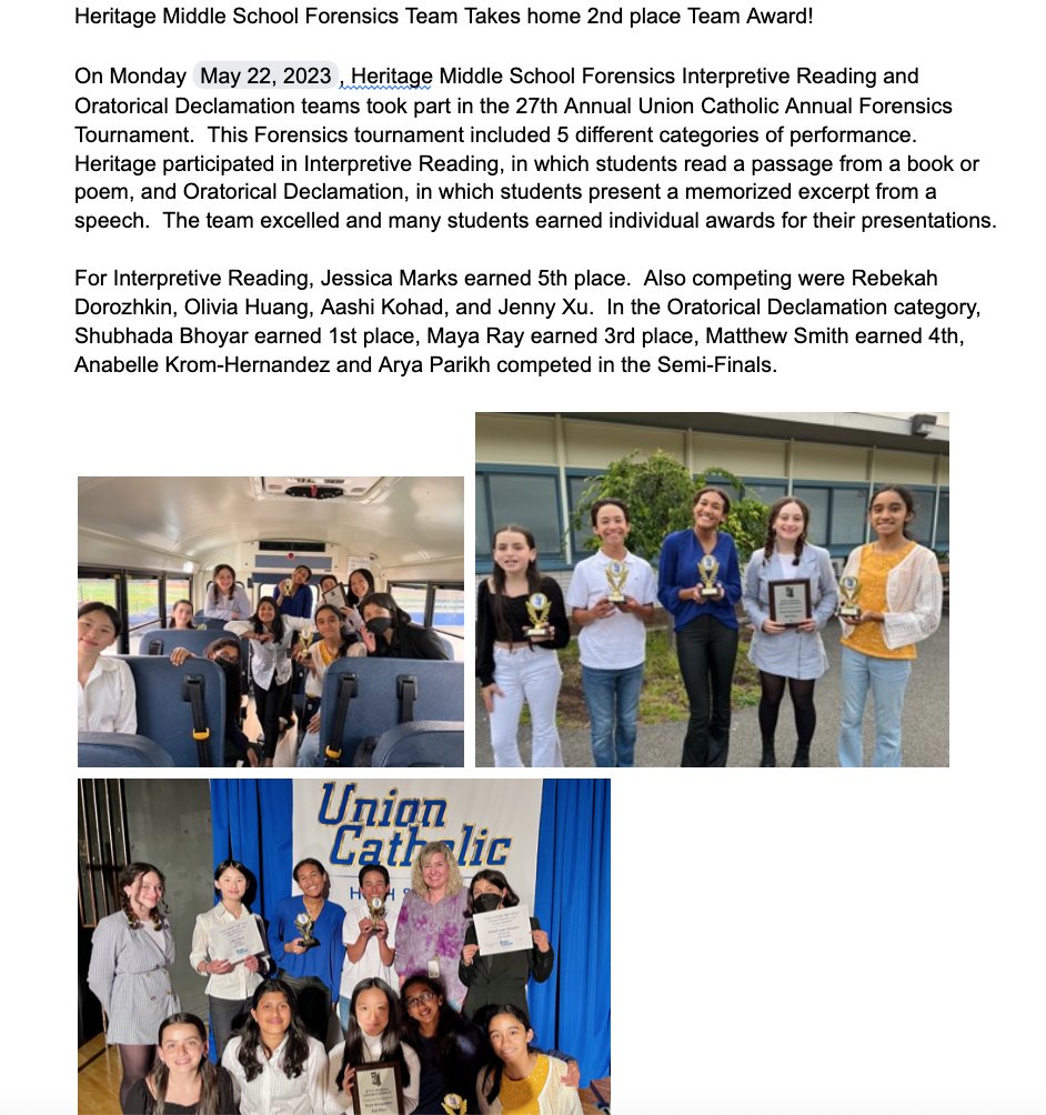 Heritage Middle School (@heritage_ms) on Twitter photo 