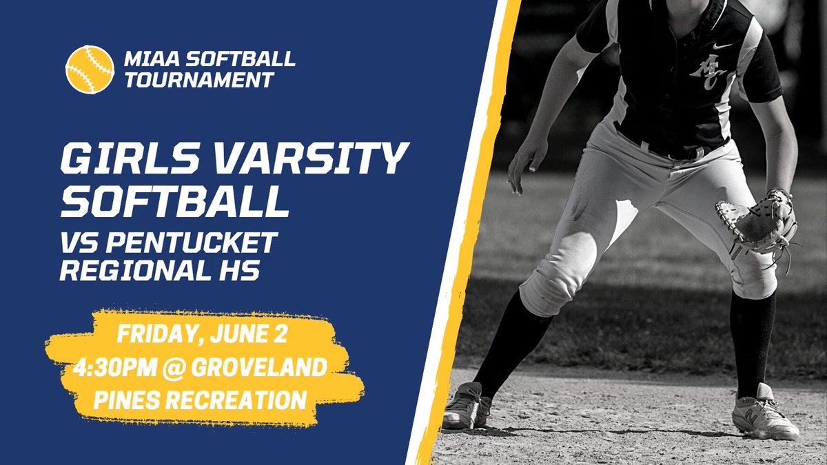 The Girls Softball team are taking on Pentucket Regional High School Friday night for the MIAA Tournament! Come cheer them on at Groveland Pines Recreation Area in Groveland at 4:30pm! #GoCougars