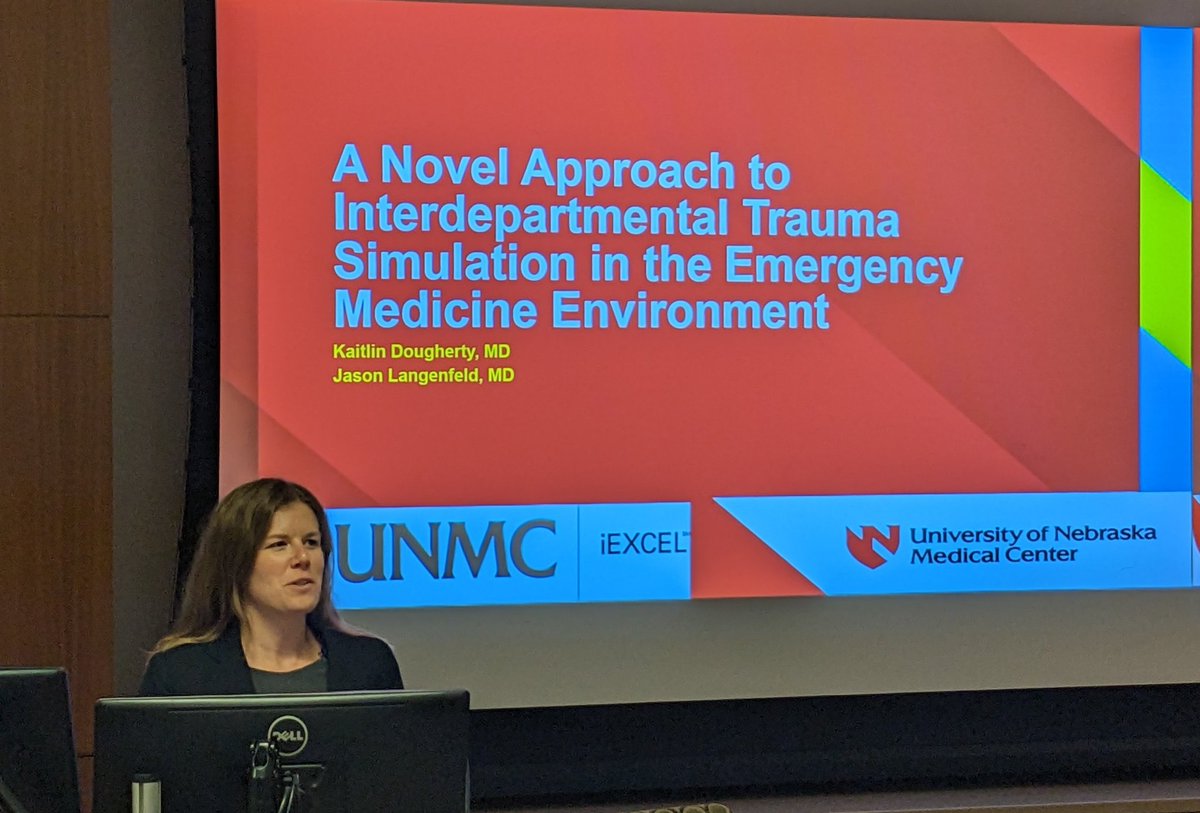 Trauma interdepartmental #medsim by #MedEd fellow Dr. Kaitlin Dougherty