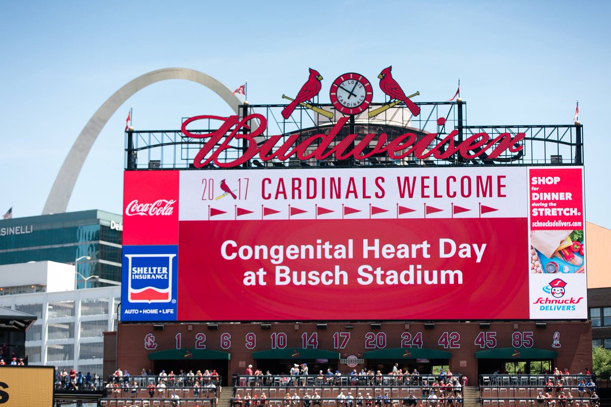 St. Louis, Busch Stadium, July 1st. Congenital Heart Day #Cardinals vs #Yankees! @TracyLivecchi is throwing out the honorary 1st pitch! #CHD #ACHD For more info facebook.com/chdcards