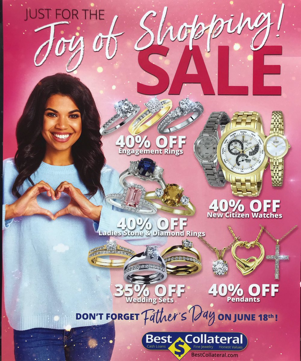 Don’t let the June gloom deter you from shining for less! Check out the next post for a special Father’s Day sale! #pawnshop #oakland #pawnshopfinds #pawnshopdeals #bestcollateral #gold #diamonds #engagementring #weddingsets #bridaljewelry #pendants #citizenwatch #fathersdaysale