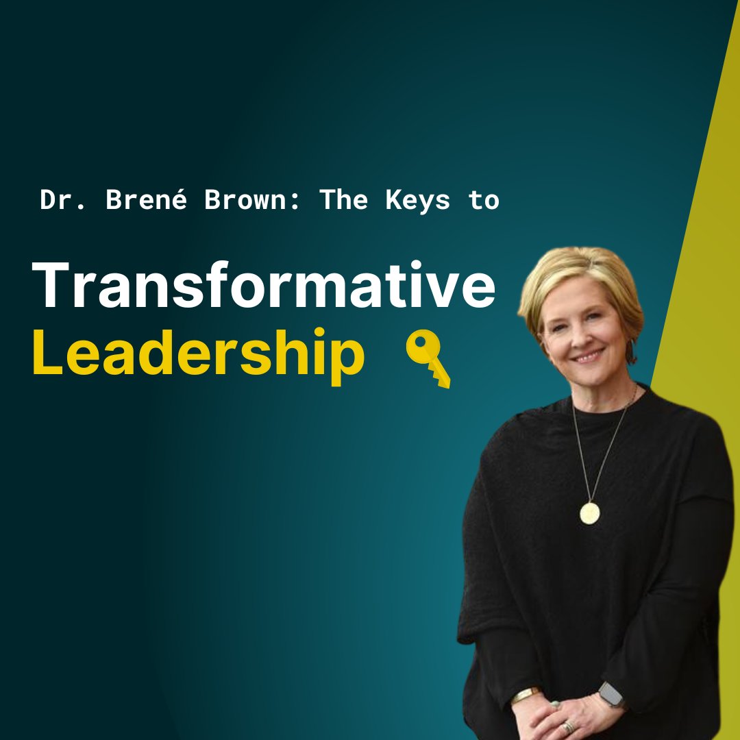 edXOnline's tweet photo. Uncover the power of transformative #leadership alongside Dr. BrenΓ© Brown (@BreneBrown), an extraordinary #MentalWellness visionary. Check out her top pieces of wisdom for starting your leadership journey. (Thread π) #edXTaughtMe π‘ https://t.co/quLFW35nBP