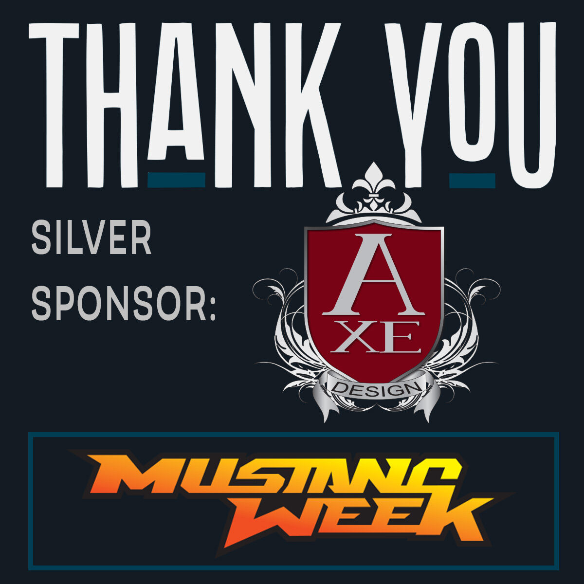 We’re excited to have AXE Wheels on board as a Silver sponsor. 👏 👏 Thank you for all your support! 

👀Mustang Week Registration mustangweek.com/mustangweek-20…

#axewheels