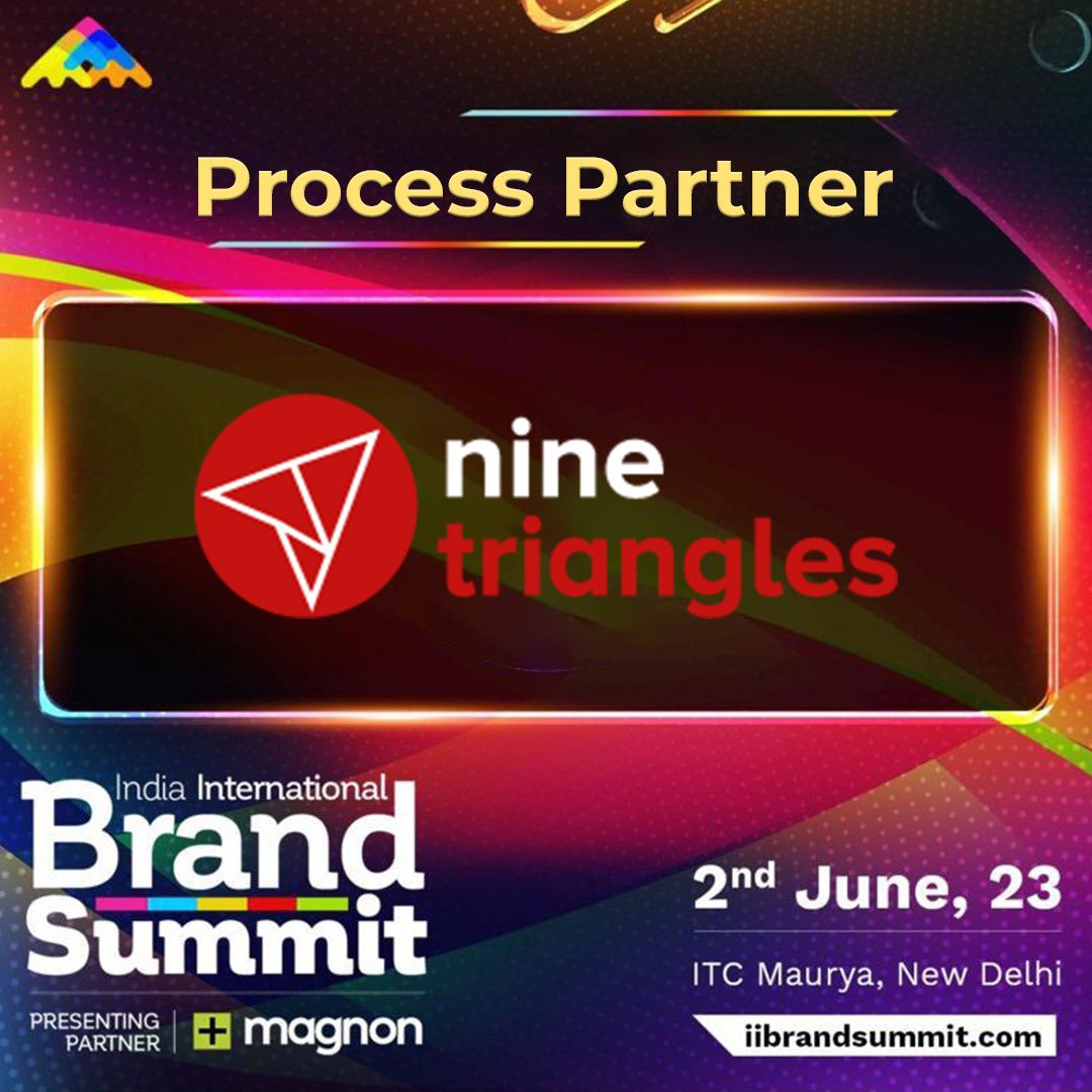 It is a matter of immense pride for us to be Process Partner for yet another year at India International Brand Summit 2023 - the biggest advertising and marketing event of the year! #IIBS #BrandSummit #AdverisingEvent #MarketingEvent thank you @Vineet_Bajpai for the opportunity!